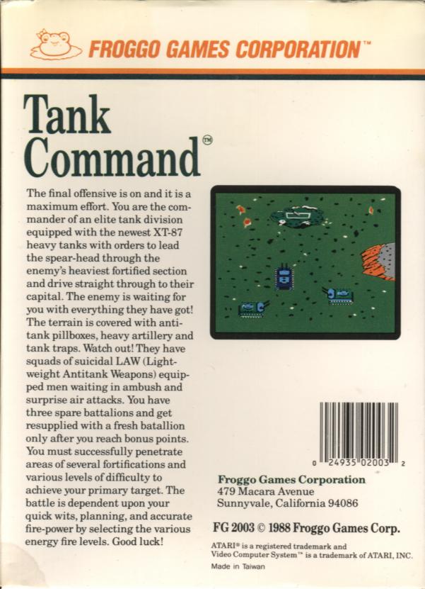 Tank Command Box Scan - Back